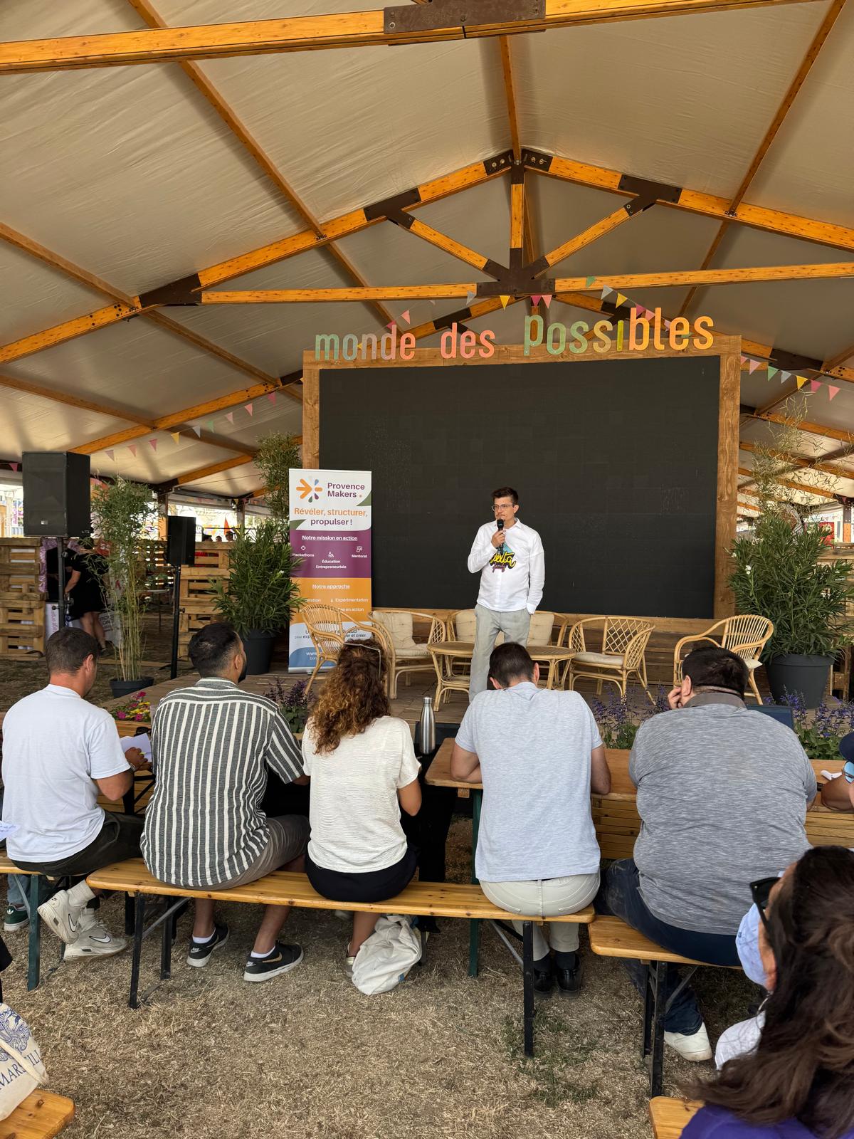Sprint des Possibles — pitch d'un participant
