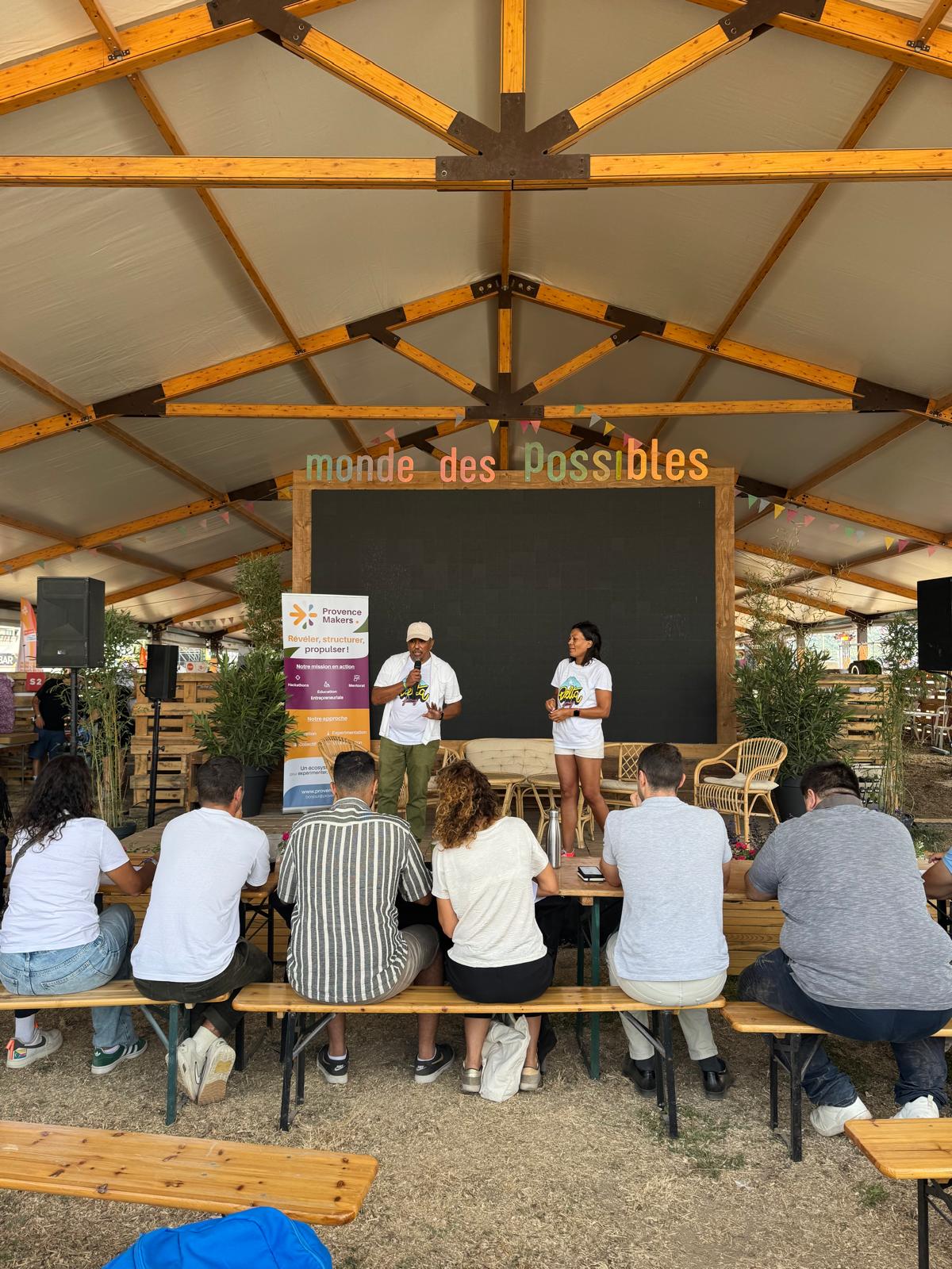 Sprint des Possibles — scène d'ouverture