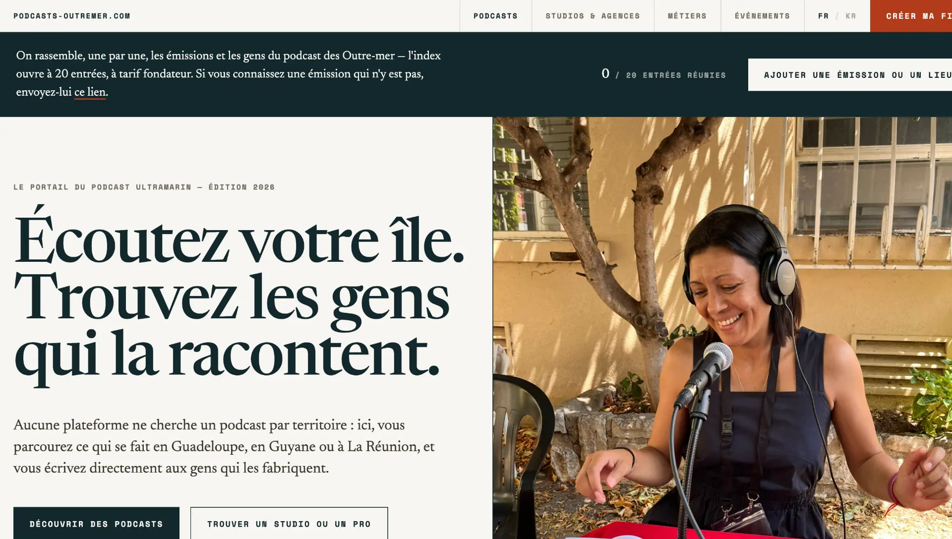 Podcasts Outremer