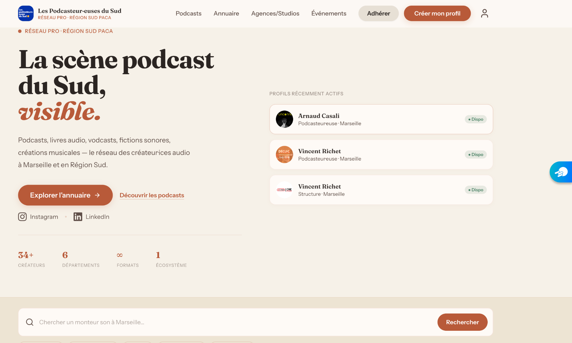 Les Podcasteur·euses du Sud